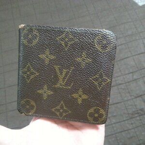 Vintage LV Louis Vuitton Wallet Monogram Bifold Men's Unisex Women's